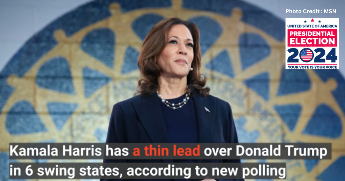 Kamala Harris leads Donald Trump in new polls